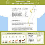 Wholistic Pet Organics Salmon Oil: Deep Sea Wild Alaskan Salmon Oil for Dogs and Cats - Natural Omega 3 Dog Fish Oil Supplement with EPA and DHA for Skin, Coat, Heart and Nervous System Health