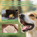 Interactive Dog Toys, Frozen Treat Dispensing for Aggressive Chewers, Indestructible Nylon Chew Toy, Slow Puzzle Feeder for Healthy Eating, for Small Medium Large Breed to Keep Them Busy, Green