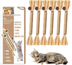 Silvervine Sticks for Cats, Silver Rattan Stick Catnip Stick,Kitten Training Toy,Cats Chew Stick Indoor,Cat Interactive Toy,Tooth Cleaning for cat,Kitty Wooden Tooth Stick Cat Game