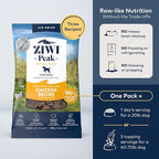 ZIWI Peak Air-Dried Dog Food – Chicken - All Natural, High Protein, Grain Free, Limited Ingredient w/Superfoods (3.5oz)