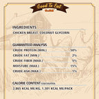 Gootoe Chicken Breast Jerky Dog Treats 1 lb, All Natural, Grain-Free, High-Protein, Low Fat, Healthy & Easily Digestible