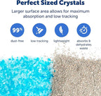 PetSafe ScoopFree Premium Crystal Cat Litter - Ultra-Absorbent Silica Universal Litterbox Crystals - Non-Clumping Odor Control - Fresh Scent - 8 lb Bag