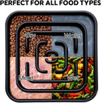 TOBYTO Slow Feeder Dog Bowls for Large Medium Breed, Anti-Choking Pet Slow Feeding Food Bowl, Non Slip Maze Puzzle Dog Feeder Bowl Prevent Bloating,Black