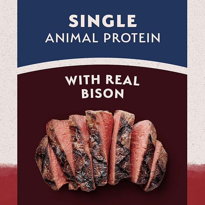 Natural Balance Limited Ingredient Adult Grain-Free Dry Dog Food, Reserve Sweet Potato & Bison Recipe, 4 Pound (Pack of 1)