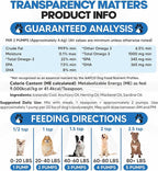 Omega 3 Fish Oil for Dogs - Better Than Salmon Oil for Dogs - Dog Fish Oil Supplement - Reduce Shedding & Itching - Supports Joints, Brain, Heart Health- Dog Skin and Coat Supplement - Fish Oil Liquid