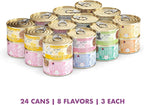 Weruva Cats in The Kitchen Kitten, Kitchen for Kittens Variety Pack, 3oz Can (Pack of 24)
