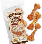 Gootoe Turkey Tendon Dog Treats, Bone (M) 3.17 oz, USA-Sourced Turkey Tendon, Natural Snack, Premium Puppy Chews, Hypoallergenic, Reseal Value Bags, Sizes for Medium Dogs