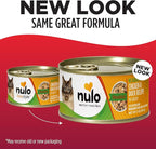 Nulo Chicken & Duck Grain-Free Shredded Wet Canned Cat Food, 3 Ounce (Pack of 24)