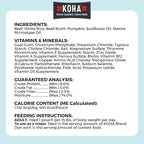 KOHA Pet Limited Ingredient Bland Diet for Dogs Value Pack, Beef and White Rice Recipe Sensitive Stomach Wet Dog Food, Gentle Formula Easy to Digest Bland Diet Dog Food, Pack of 30
