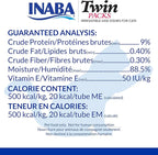 INABA Twin Packs for Cats, Side Dish/Topper Pouch, 1.4 Ounces per Serving, 16 Servings, Tuna & Chicken Recipe in Tuna Broth