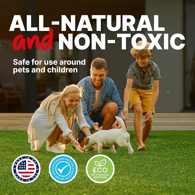 MAX Urine & Odor Turf Detox: Double-Strength Enzyme Cleaner & Odor Eliminator for Artificial Grass, Turf, Concrete & Patios, Pet Urine Enzymatic Cleaner for Dogs & Cats – 32 oz Sprayer, 2-Pack