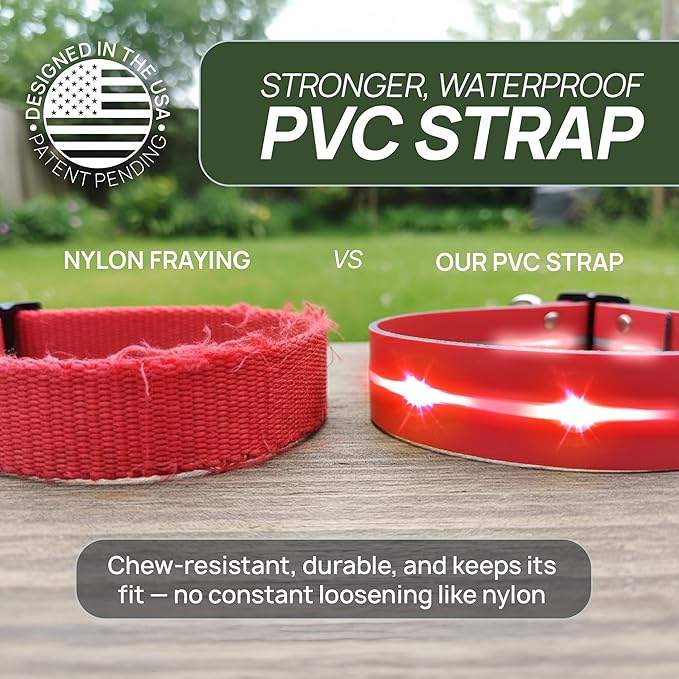 2-in-1 Dog Shock Collar with Remote & 360° LED Safety Lights – 4200FT Range Dog Training Collar, IPX7 Waterproof, 4 Training Modes, Rechargeable E-Collar for Small Medium & Large Dogs (10-120lbs)