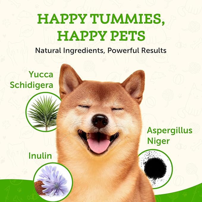 Animal Essentials Plant Enzyme & Probiotics - Digestive Enzymes for Dogs & Cats, Probiotics, Digestive Supplement, Veterinarian Recommended - 10.6 Oz