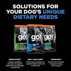 Go! Solutions Skin + Coat Care, Dry Dog Food, Chicken Recipe with Grains, 22 lb Bag