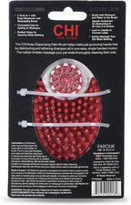 CHI for Dogs Soap Dispensing Palm Brush - Handheld Dog Grooming Tool with Built-in Soap Dispenser - Easy-to-Use Dog Brush for Bathing and Massaging Coats - Gentle on Skin