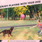 SCENEREAL Large Tennis Ball for Dogs, 2 Pack 9.5" Inflatable Dog Toy Balls for Large Medium Small Dogs Puppies, Funny Interactive Sports Ball for Indoor Outdoor Training Playing