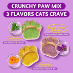 Just Try 6.35 oz Freeze Dried Cat Paw Treats Healthy Dog Training Treats High Protein Chicken Cat Snacks Low Calorie Pumpkin Treats Supports Immunity & Gut Healthy