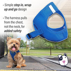 Doggie Design Dog Harness - No Choke Dog Harness, Dog Vest, Mesh Polyester, Pet Harness, Simple Step in and Go Design, Harness for Dog - Cobalt Blue, S