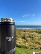 Stainless Steel Dog Travel Water Bottle, Double-Wall Vacuum Insulated Portable Dog Water Dispenser, Drink Cup and Snack Container On The Go, Outdoor Walking, Hiking, Travel, Water Bottle