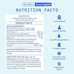 GutWell Stress Support - Dog Anxiety Relief & Calming Treats - Tasty Food Topper for Dog Stress and Anxiety Relief - Support Gut-Brain Axis with Triple-biotic Blend & Magnesium - 60 Scoops