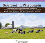 Herbsmith Sassy Cat Treats – Freeze Dried Smoked Gouda – Human-Grade Wisconsin Cheese – Natural Snack for Picky Eaters – 1 Ingredient – USA Made – 4.3 oz