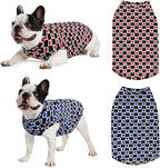 Dog Cooling Vest, Quick Dry Dog Summer Clothes Pet Vest Puppy Shirts, Sleeveless Dogs Cooling T-Shirts for Small Medium Large (Red Heart+Blue Heart, XXL)