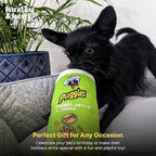 Huxley & Kent Funny Dog Toy w/Squeaker – Power Plush Squeaky Dog Toys for Small, Medium & Large Dogs – Soft Stuffed Animal for Indoor Play & Fetch - Puggles Can, Small