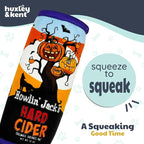 Huxley & Kent Halloween Funny Dog Toy w/Squeaker – Power Plush Squeaky Dog Toys for Small, Medium & Large Dogs – Soft Stuffed Animal for Indoor Play & Fetch - Howlin' Jacks Hard Cider, One Size