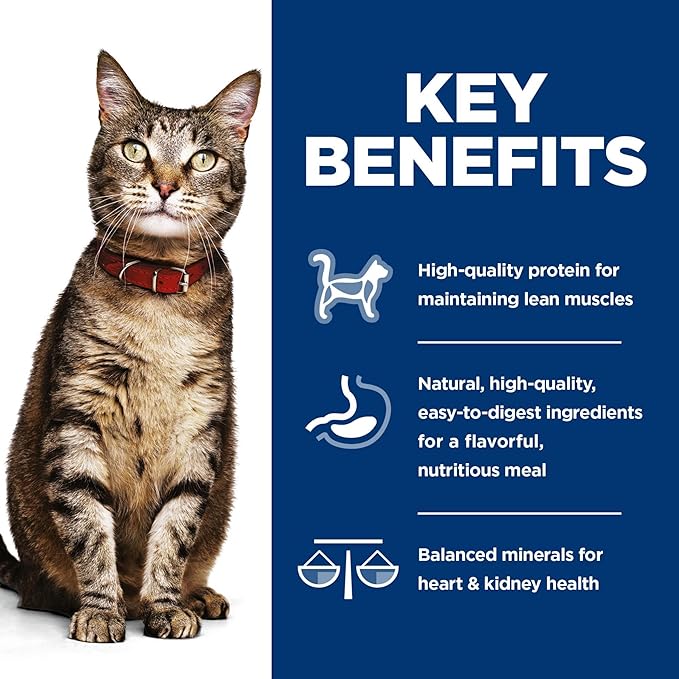 Hill's Science Diet Adult 1-6, Adult 1-6 Premium Nutrition, Wet Cat Food, Variety Pack: Tuna; Chicken; Ocean Fish Stew, 5.5 oz Can Variety Pack, Case of 12