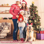 Christmas Dog Toys, 9 Pack Dog Rope Toy, Puppy Chew Toy for Teething with Gift Bag, Plush Squeaky Toy, Christmas Stocking Stuffers for Small Medium Dogs