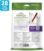 Whimzees Wellness Stix Dog Dental Treats, Natural Chews, Small Size Stick, (28 Count)