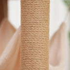 Cat Tree 67in Cat Tower Scratching Post for Cats Tree Tower Furniture for Cats with Various Houses Various Levels with Cheese Design (Beige)