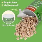 MON2SUN Freeze Dried Duck Cat and Dog Treats, Single Ingredient Natural and Healthy Dog Snacks, High Protein Training Treats & Food Topper, 5.3 oz