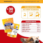 Beefeaters Beefhide 5in Twist with Real Chicken – Protein-Rich Dog Treats for Clean Teeth, Ideal for Training & All Dog Sizes