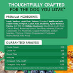 Farmland Traditions The Good List Air-Dried Dog Food, Premium Lamb, Venison, & Bone Broth for Dogs, Protein Rich & Grain-Free Nutrition, 2.2 Pound Bag