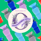 Springer Dog Water Bottle | Portable Travel Water Bottle Dispenser for Dogs | Dog Gift Seen on Oprah's Favorite Things, Shark Tank | Leak-Proof Bottles Fill Bowl with Water | BPA-Free 22oz Lilac