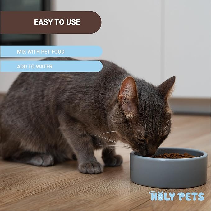 100% Pure L-Lysine Powder for Cats – No Fillers, Additives or Preservatives – 1,000mg per Scoop – Immune, Respiratory & Eye Support – Helps with Sneezing, Runny Nose & Cold Symptoms