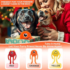 Fida Dog Chew Toys for Aggressive Chewers(3in1), Squeaky Dog Toys for Large Dogs, Interactive Dog Toys to Keep Them Busy, Dog Ball for Small, Medium and Large Dogs(Orange)