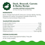 Greenies Smart Topper High Protein Wet Mix-in for Dogs, Duck, Broccoli, Carrots & Barley Recipe in Vitabroth Broth - Bone Broth + Vitamins E & B1, 10 Count