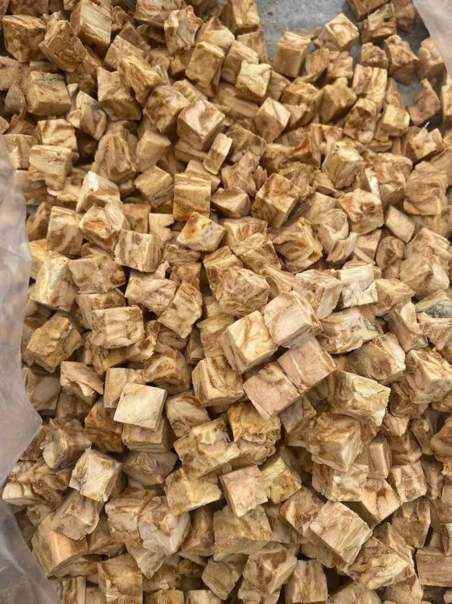 Organic Freeze Dried Dog & Cat Treats - Single Ingredient, Grain Free Food Toppers for Healthy Pets, No Fillers or Preservatives (3 Bag, Salmon)