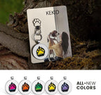 Personalized Dog Tags - Custom QR Code Pet ID Tags, Smart Dog Name Tag, Free Online Scan for Instant Pet Location Alert Email