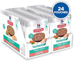 Hill's Science Diet Perfect Weight, Adult 1-6, Weight Management Support, Wet Cat Food, Salmon & Vegetables Stew, 2.8 oz Pouch, Case of 24