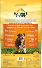 Nature’s Recipe Grain Free Chicken, Sweet Potato & Pumpkin Recipe Dry Dog Food, 24 lb. Bag