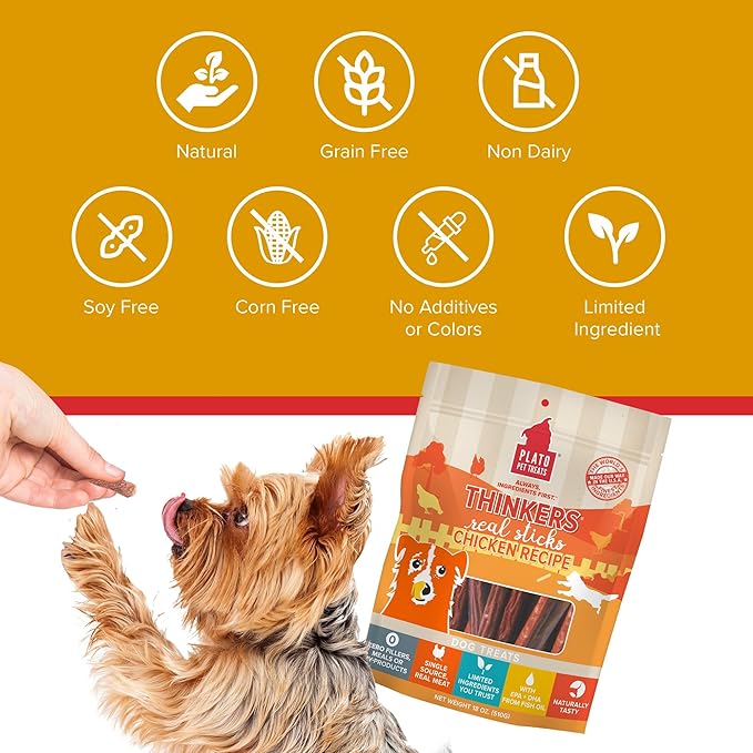 PLATO Thinkers Chicken 18oz, Natural (850002221565)