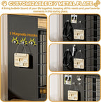 38" Dog Crate Furniture - Dog Crate with DIY Frame, Sliding Door Indoor Kennel, Wooden Dog Cage End Table, for Medium/Large Breed, Rustic Brown Size L