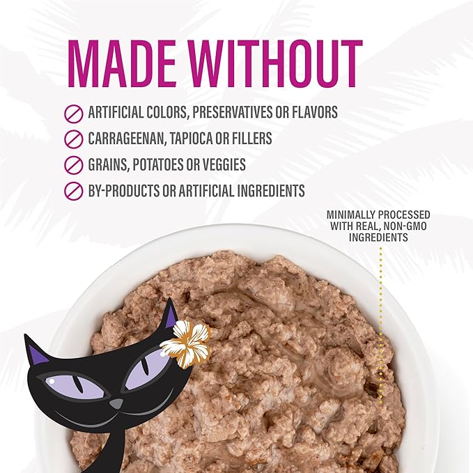 Tiki Cat After Dark Soft Pate, Lamb & Beef Liver, High-Protein and 100% Non-GMO Ingredients, Wet Cat Food for Adult Cats, 3 oz. Can (12 Count) (Packaging May Vary)