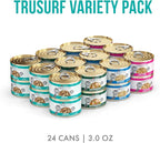 Weruva Truluxe Cat Food, Variety Pack, Trusurf, Wet Cat Food, 3Oz Cans (Pack of 24)