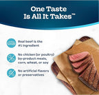 Blue Buffalo Tastefuls Wet Cat Food Paté, Made with Natural Ingredients, Beef Entrée, 5.5-oz Cans (24 Count)