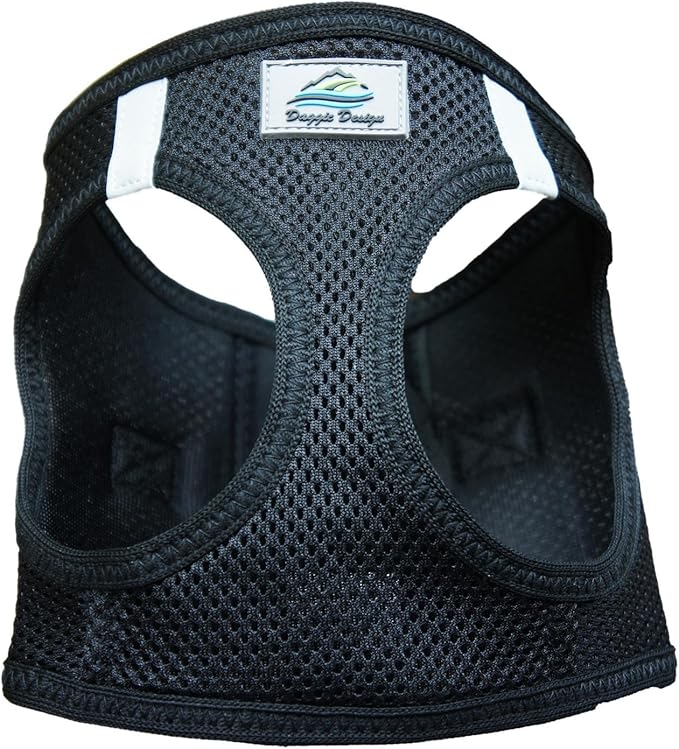 Doggie Design American River Ultra Choke Free Dog Harness - Black XXXL
