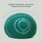 MEOWFIA Cat Cave – Premium Felt Cat Bed for Indoor Cats, Handmade 100% Merino Wool (Dark Shades) (Large, Emerald)